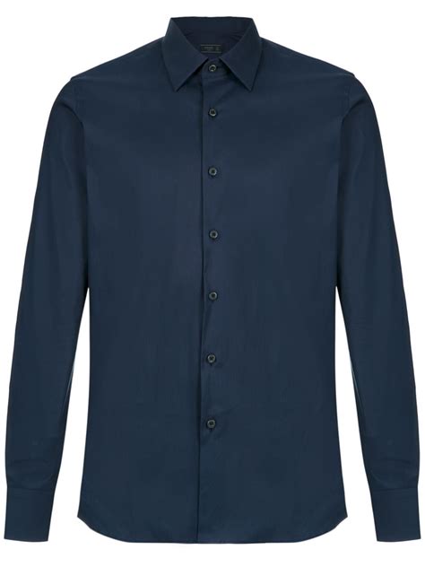 Prada Camicia a Maniche Lunghe 